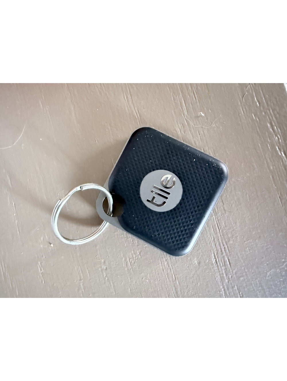 Tile Mate Black Bluetooth Key Finder Tracker with Key Ring